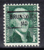 USA Precancel Vorausentwertungen Preo Locals Missouri, Brunswick 841 - Precancels