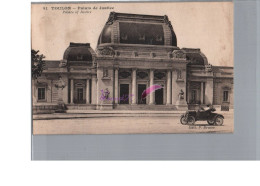 CPA - TOULON 83 - Le Palais De Justice Palace Of Justice Animé Voiture Homme Au Volant 1927 - Toulon