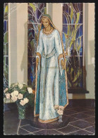 CPSM Dentelée 10.5x15 Belgique (129) BANNEUX Oratoire De Marie-Médiatrice Statue Mme Roncarati Vitraux Mary Dambiermont - Sprimont