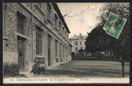 CPA Cormeilles-en-Parisis, Les Ecoles Et La Mairie  - Cormeilles En Parisis