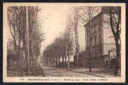 CPA Beaumont-sur-Oise, Entrée Du Pays, Route Venant De Nointel  - Beaumont Sur Oise