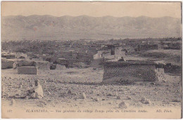 Algérie - EL-KANTARA - Vue Générale Du Village Rouge Prise Du Cimetière Arabe - Autres & Non Classés