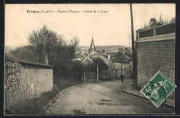 CPA Éragny, Entrée D`Éragny, Route De La Gare  - Autres & Non Classés