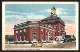 AK Rumford, ME, Post Office And Municipal BLDG.  - Other & Unclassified