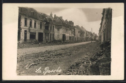 CPA La Bassee, Ruines An Détruitesr Strasse  - Altri & Non Classificati