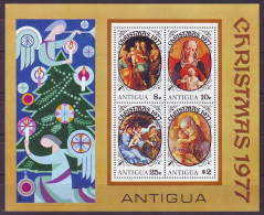 ANTIGUA Block 32,unused - Christmas