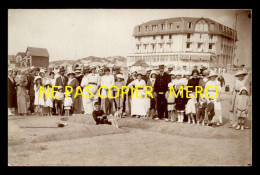 80 - FORT-MAHON - LA PLAGE ET LE GRAND HOTEL - CARTE PHOTO ORIGINALE  - Fort Mahon