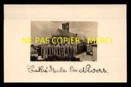 58 - NEVERS - LA CATHEDRALE - CARTE PHOTO ORIGINALE - Nevers