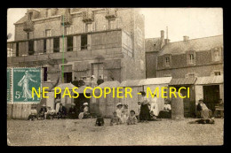 14 - SAINT-AUBIN-SUR-MER - HOTEL BELLEVUE - CARTE PHOTO ORIGINALE - Saint Aubin