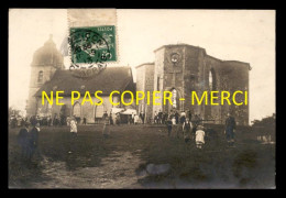 70 - RONCHAMP - CHAPELLE NOTRE-DAME DU HAUT - CARTE PHOTO ORIGINALE - VOIR ETAT - Autres & Non Classés