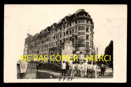 59 - MARCQ-EN-BAROEUL - OUVRIERS CROISE LAROCHE AVENUE FOCH ET AVENUE DE LA MARNE - CARTE PHOTO ORIGINALE - Marcq En Baroeul