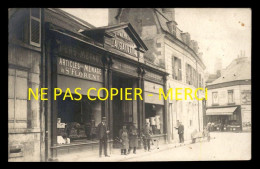 18 - BOURGES - MAGASIN A. PIROT ET A. GALETTA 2 BIS RUE DES CORDELIERS - CARTE PHOTO ORIGINALE - Bourges