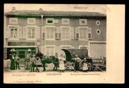 57 - AZOUDANGE - BOULANGERIE EPICERIE DIEUDONNE - ATTELAGE - ANIMATION - Autres & Non Classés