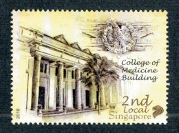 Singapore 2010 Architecture College Of Medicine Mint  Single Stamp - Busses