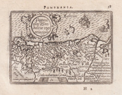 Pomerania / Pomeraniae Wandalicae Regionis Tipus - Polska Polen Poland / Pommern Pomerania / Carte Map Karte / - Prints & Engravings