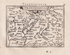 Transsilvania / Transilvania - Siebenbürgen Transylvania Transilvania / Romania Rumänien / Carte Map Karte / - Estampes & Gravures