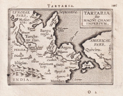 Tartaria / Tartariae Sive Magni Chami Regni Typus - Tartary America Russia North Pacific / Carte Map Karte / E - Estampes & Gravures