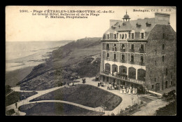 22 - ETABLES-LES-GROTTES - LE GRAND HOTEL BELLEVUE ET DE LA PLAGE - P. MAHEAS PROPRIETAIRE - Etables-sur-Mer