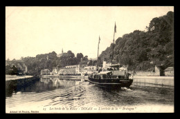 22 - DINAN - L'ARRIVEE DU BATEAU "LA BRETAGNE" - Dinan