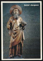 CPSM / CPM 10.5 X 15 Haute Loire LE PUY-EN-VELAY Cathédrale Notre Dame Statue St Jacques Photo Debaisieux - Le Puy En Velay