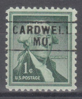 USA Precancel Vorausentwertungen Preo Locals Missouri, Cardwell 745 - Préoblitérés