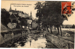 St Saint Gaultier Vue Prise Du Canal - Sonstige & Ohne Zuordnung