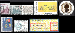 Rep. Ceca 1993/2016 7 Valori + 2009 Etichetta Automatica BRNO - Oblitérés