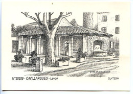 CPM 10.5 X 15 Gard CAVILLARGUES Lavoir  Dessin De Yves Ducourtioux - Andere & Zonder Classificatie