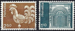 Switzerland 1975 - Mi 1057y & 68 - YT 991 & 93 ( Weathercock And Gallus Gate ) - Used Stamps