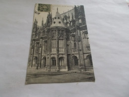 ROUEN ( 76 Seine Maritime ) PALAIS DE JUSTICE FACADE INTERIEURE TOUR DES MINUTES 1919 - Rouen