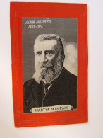 CARTE POSTALE EN SOIE JEAN JAURES 1859-1914 MATYR DE LA PAIX - People