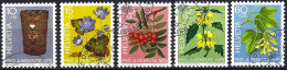 Switzerland 1975 - Mi 1062/66 - YT 994/98 ( Pro-Juventute : Forest Fruits And Plants ) Complete Set - Used Stamps