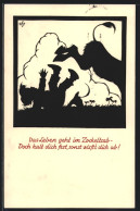 Künstler-AK A. Ost: Abgeworfener Reiter  - Other & Unclassified