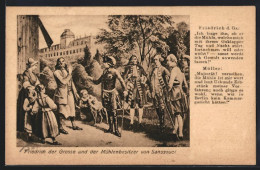 AK König Friedrich Der Grosse Und Der Mühlenbesitzer Von Sanssouci, Dialog Und Szene  - Familles Royales