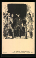 AK König Friedrich II. (der Grosse) In Lissa Am 5. Dezember 1757, Von A. Menzel  - Familles Royales