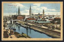 AK Duisburg, Blick Auf Den Hafen  - Duisburg