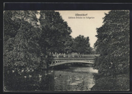 AK Düsseldorf, Goldene Brücke Im Hofgarten  - Düsseldorf