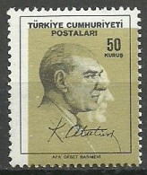 Turkey; 1965 Regular Stamp 50 K. ERROR "Shifted Printing" - Neufs