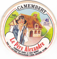 ETIQUETTE CAMEMBERT LE PERE ALEXANDRE - Fromage
