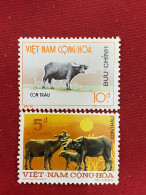 Stamps Vietnam South (Water Buffalos  -20/12/1973) -GOOD Stamps- 1set/2pcs - Vietnam