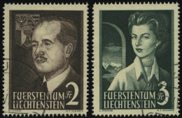 LIECHTENSTEIN 332/3 O, 1955, Fürstenpaar, Pracht, Mi. 140.- - Other & Unclassified