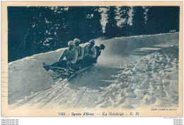 SPORTS  D'HIVER EN  BOBSLEIGH - Wintersport