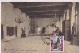 PK - Leuven Louvain - Hotel De Ville , Salle Des Pas Perdues - Stempel  Vlaamse Bond Der Postzegelverzamelaars 1968 - Leuven