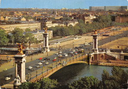 75 PARIS LE PONT ALEXANDRE III - Mehransichten, Panoramakarten