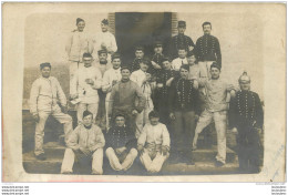 MONTAUBAN CARTE PHOTO GROUPE DE SOLDATS   1908 VOIR LES DEUX SCANS - Montauban