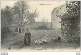 SCENE DU CENTRE GARDEUSES D'OIES - Sonstige & Ohne Zuordnung