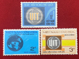 Stamps Vietnam South (I.T.U- 17/5/1974) -GOOD Stamps- 1set/3pcs - Viêt-Nam
