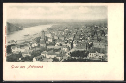 AK Andernach, Ortsansicht Mit Fluss  - Andernach