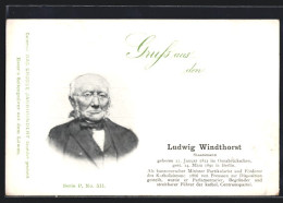 AK Ludwig Windthorst, Staatsmann, Serie O, Nr. 511  - Sonstige & Ohne Zuordnung