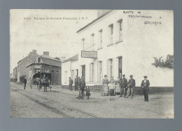 CPA - 59 - Condé-Macou - Bureau De Douane Française - Route De Valenciennes à Quiévrain - Animée - Circulée En 1908 - Conde Sur Escaut